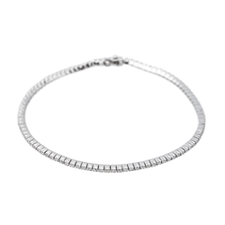 Bracelet Ligne en or blanc et diamants - Castafiore