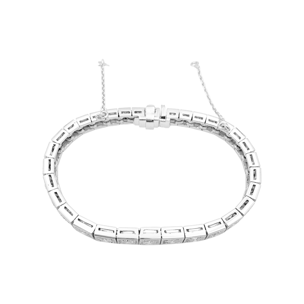Bracelet Ligne en or blanc et diamants - Castafiore