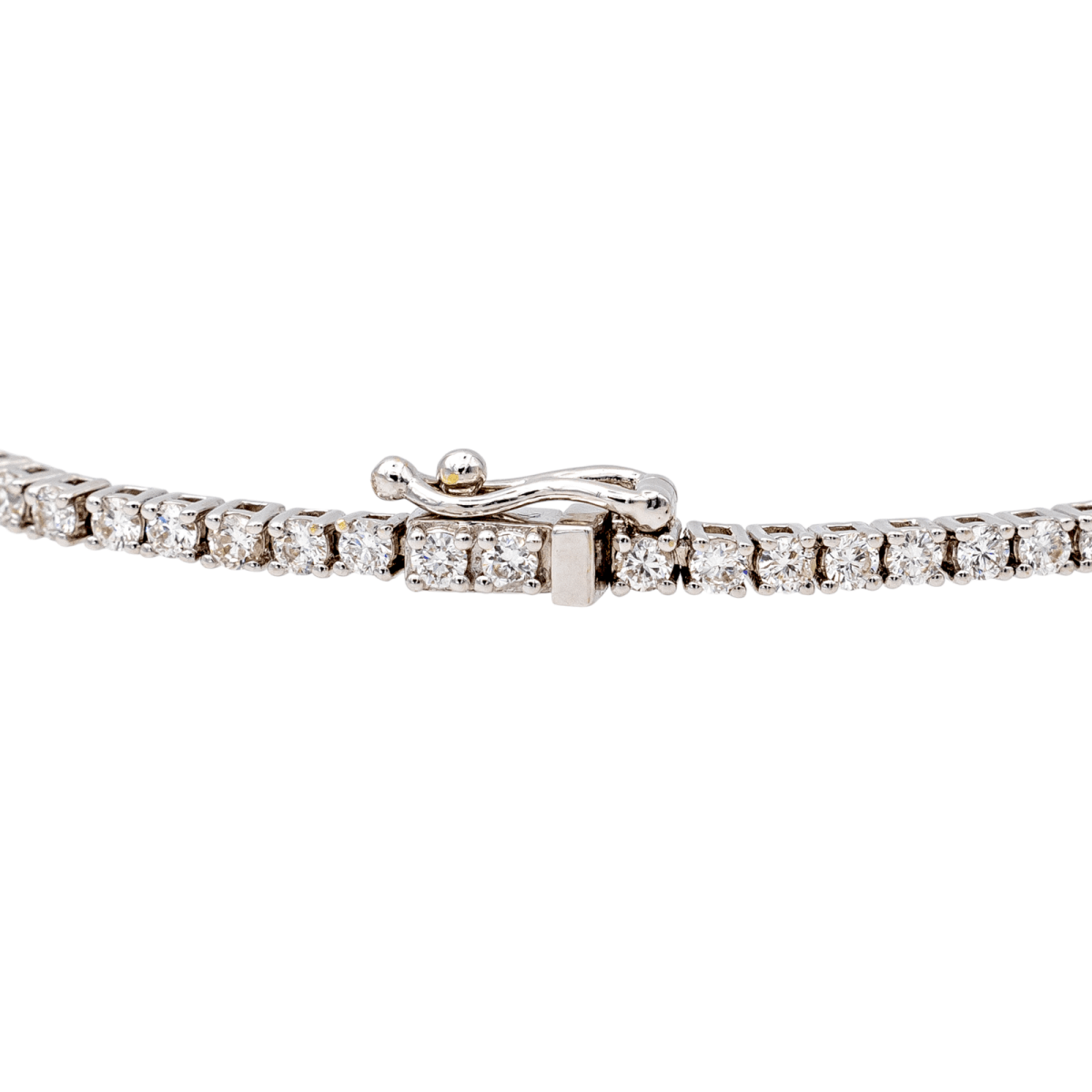 Bracelet White gold line diamond