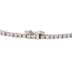 Bracelet White gold line diamond
