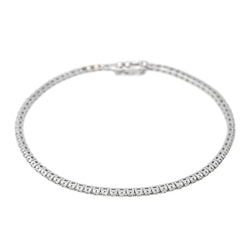 Bracelet Ligne en or blanc et diamants - Castafiore