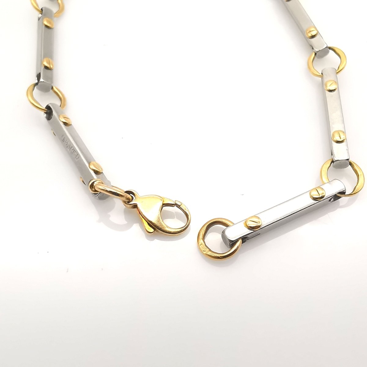 Bracelet Ligne en or et acier - Castafiore