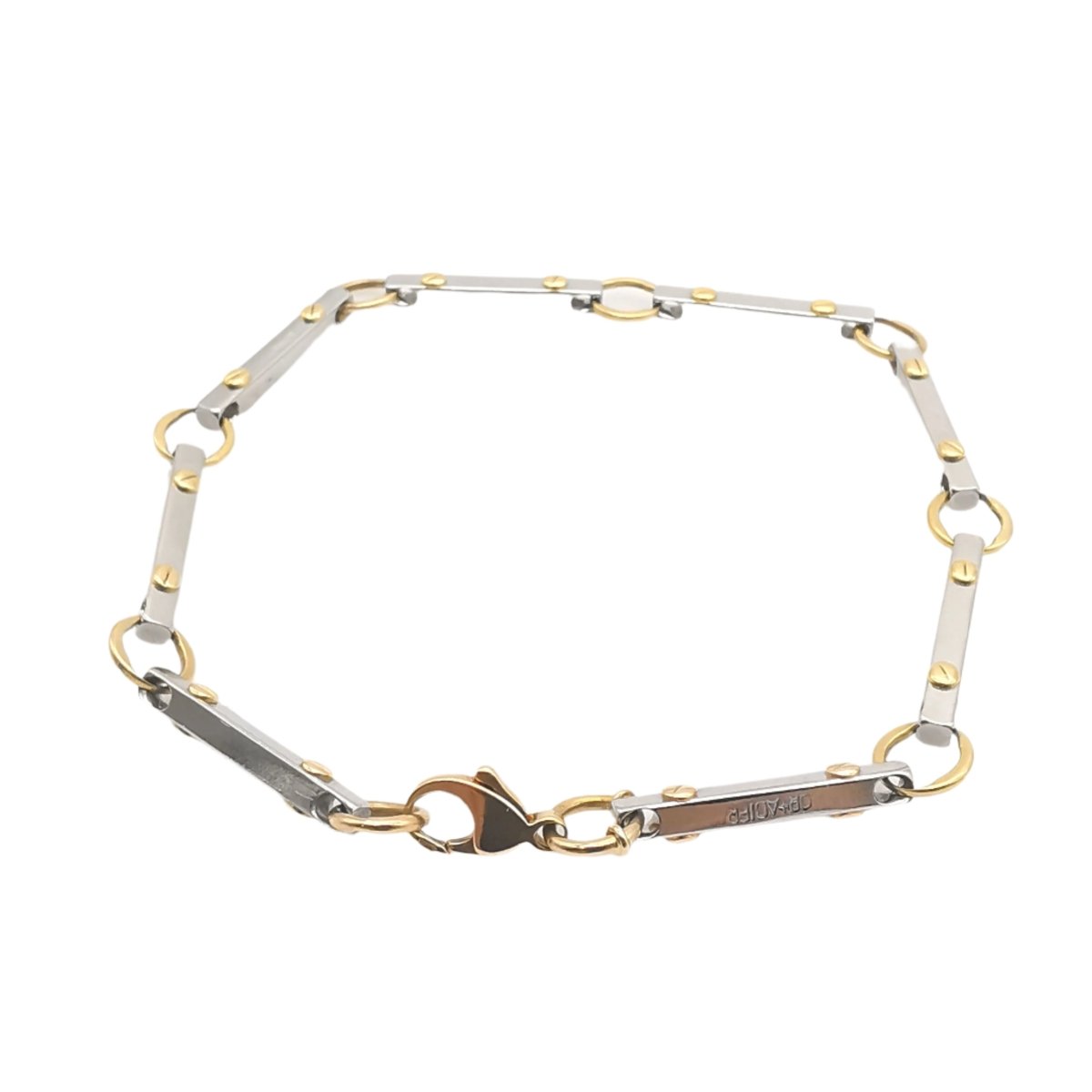 Bracelet Ligne en or et acier - Castafiore