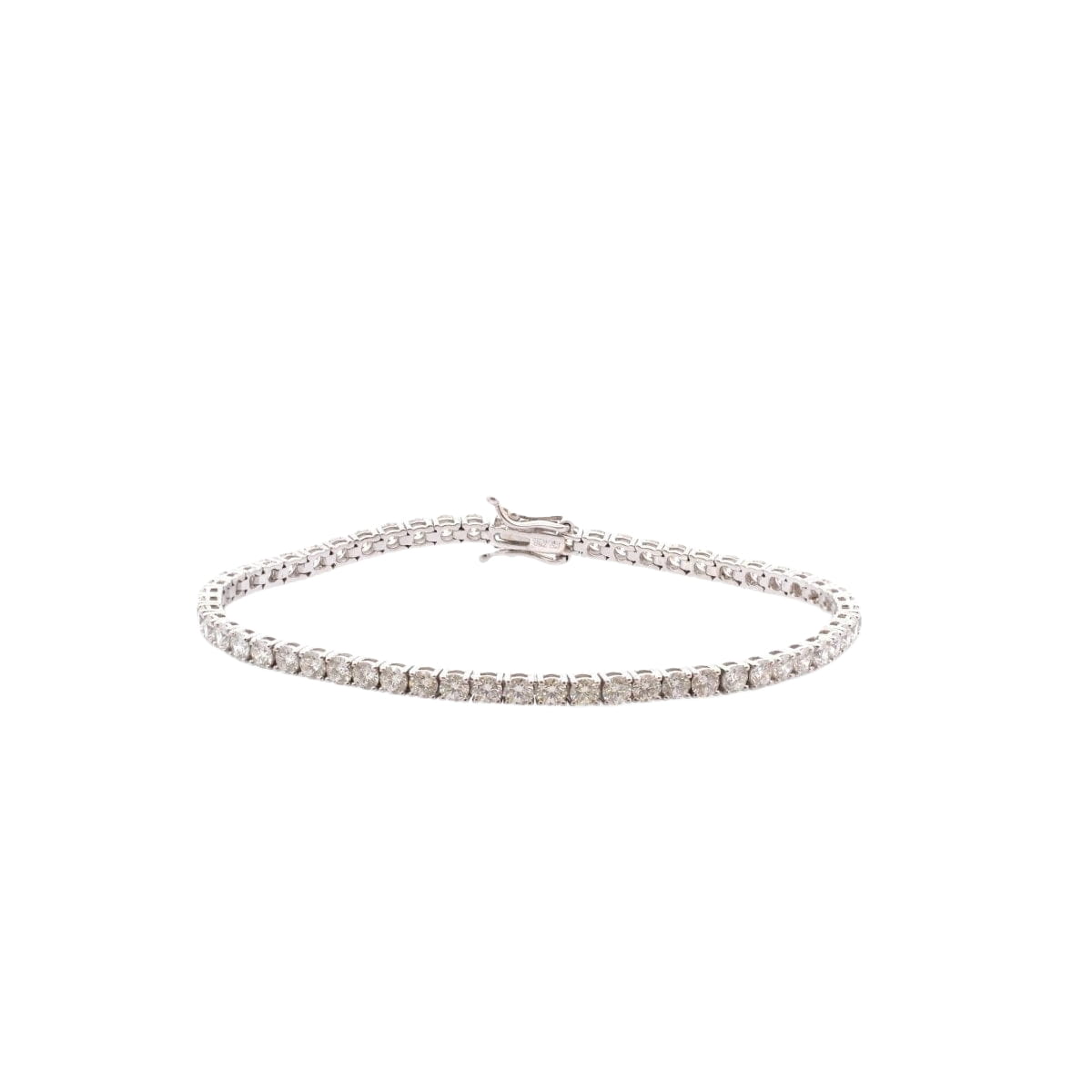Bracelet line diamonds in 18k gold