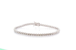 Bracelet line diamonds in 18k gold