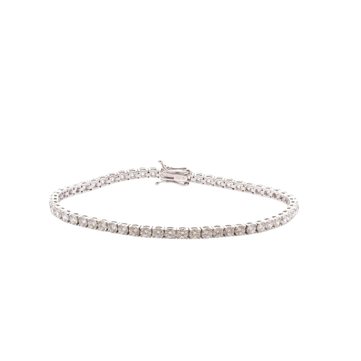 Bracelet line diamonds in 18k gold