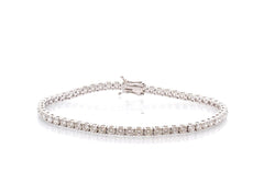 Bracelet line diamonds in 18k gold
