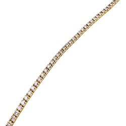 Bracelet Ligne en or jaune et diamants - Castafiore