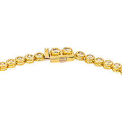 Bracelet Ligne en or jaune et diamants - Castafiore