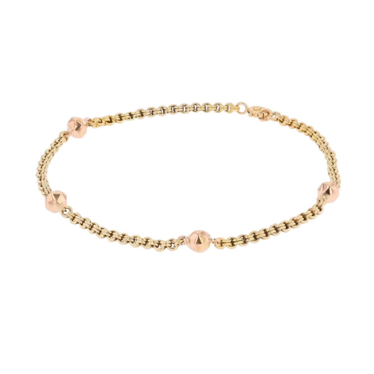 Bracelet Ligne en or jaune et or rose - Castafiore