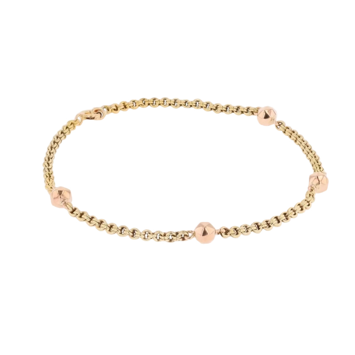 Bracelet Ligne en or jaune et or rose - Castafiore