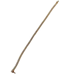 Bracelet Ligne en or rose et diamants