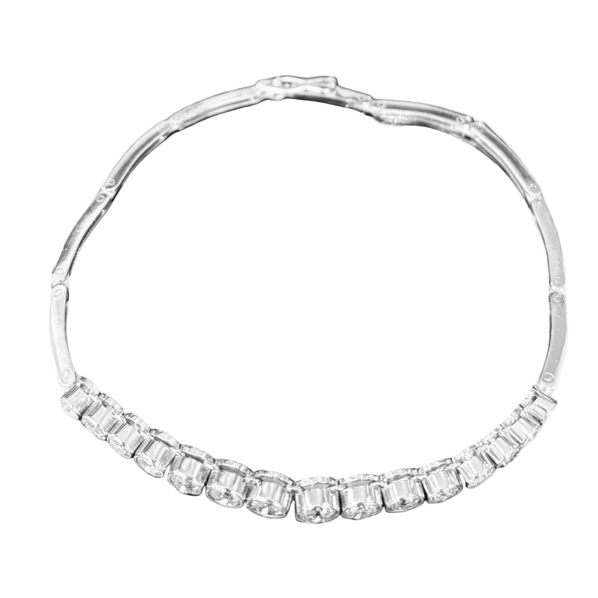 Bracelet Ligne en platine et diamants - Castafiore