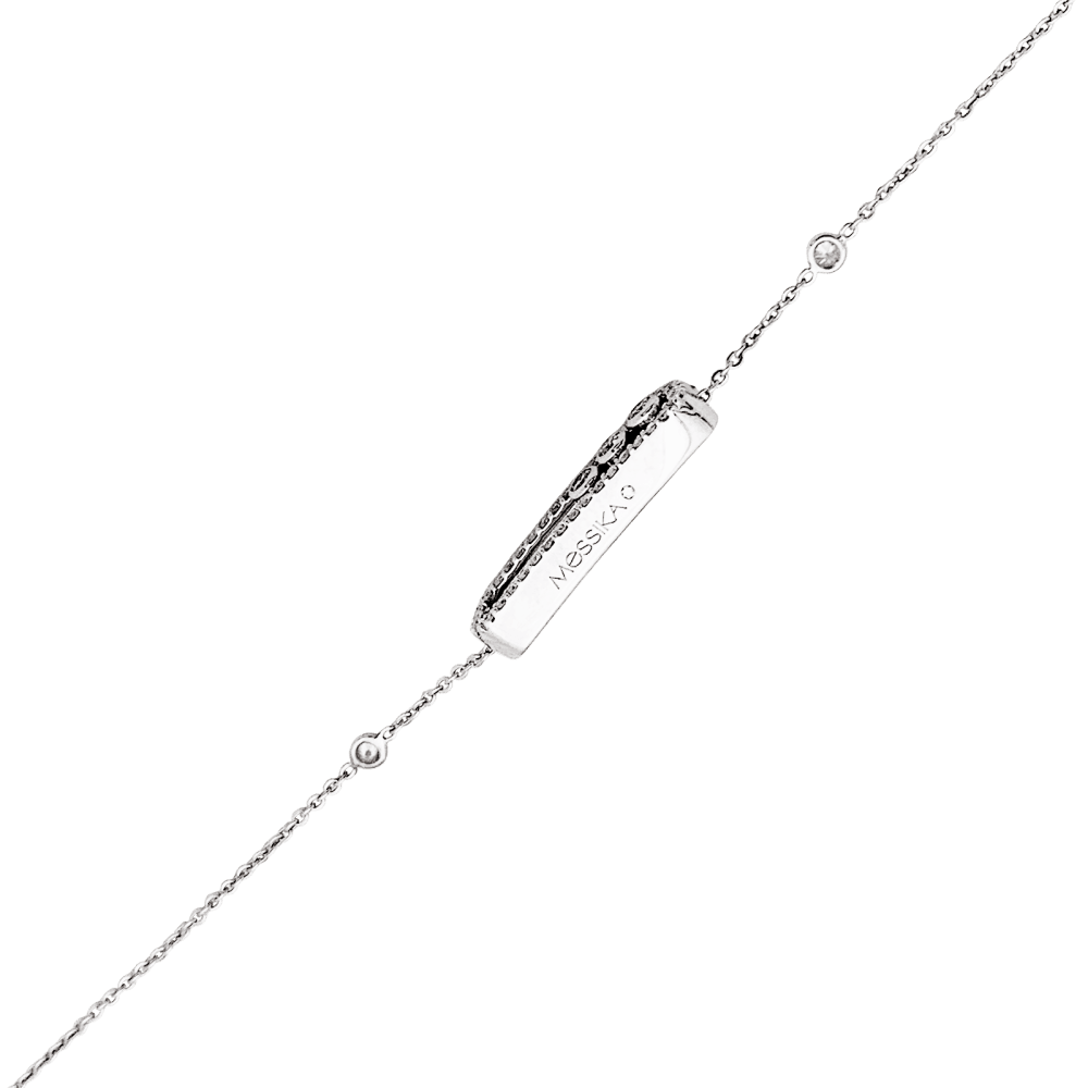 Bracelet Messika, "Baby Move Pavé", white gold and diamonds.