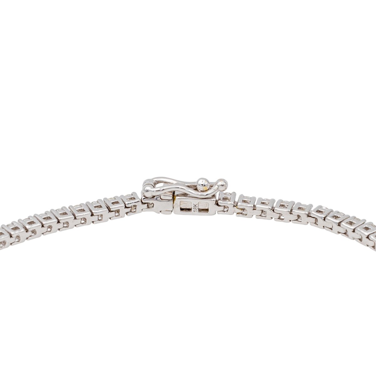 Bracelet Ligne Or blanc Diamant - Castafiore