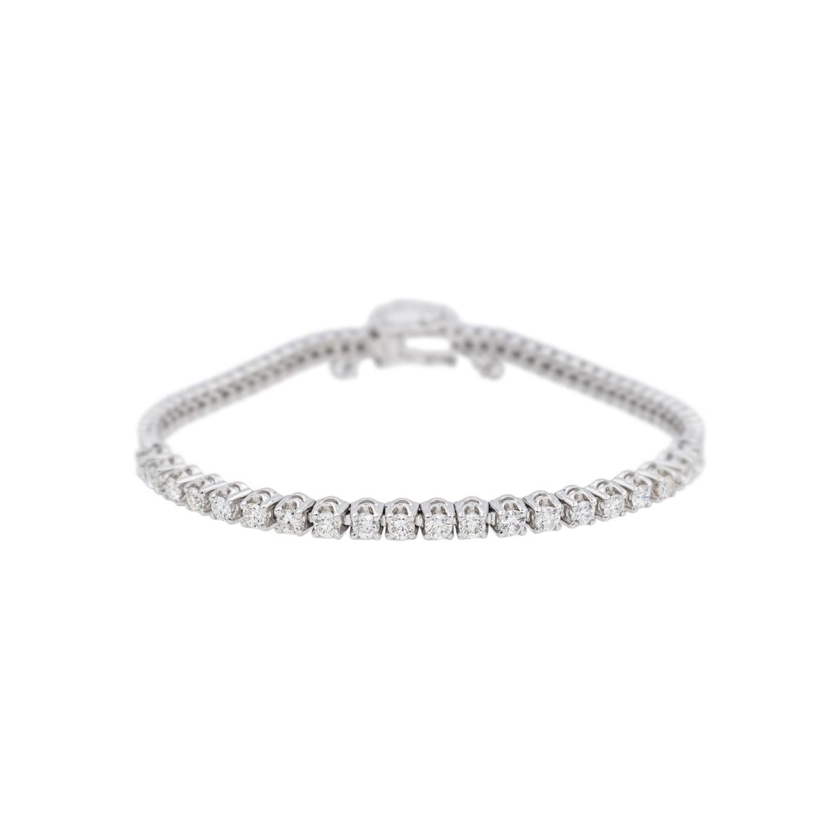 Bracelet Ligne Or blanc Diamant - Castafiore