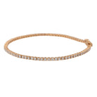 Bracelet Ligne Or rose Diamant - Castafiore