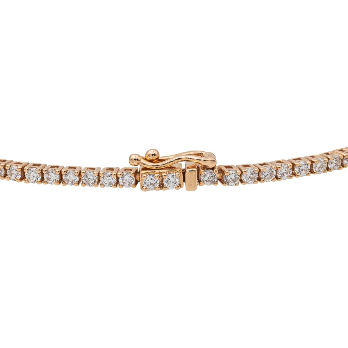 Bracelet Ligne Or rose Diamant - Castafiore