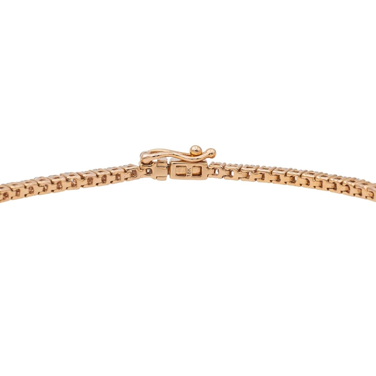 Bracelet Ligne Or rose Diamant - Castafiore