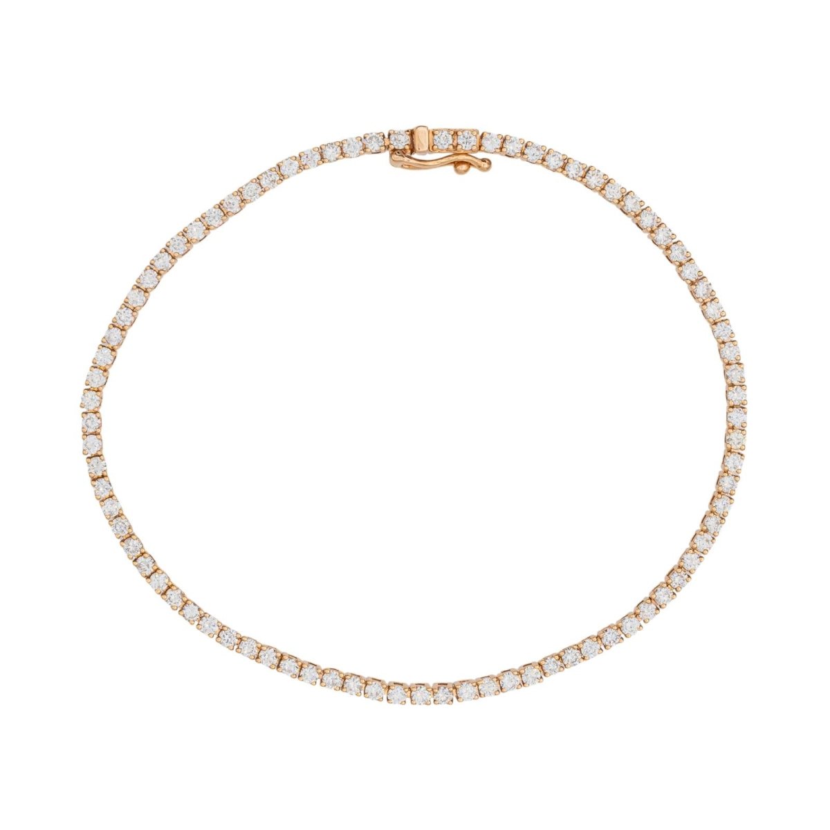 Bracelet Ligne Or rose Diamant - Castafiore