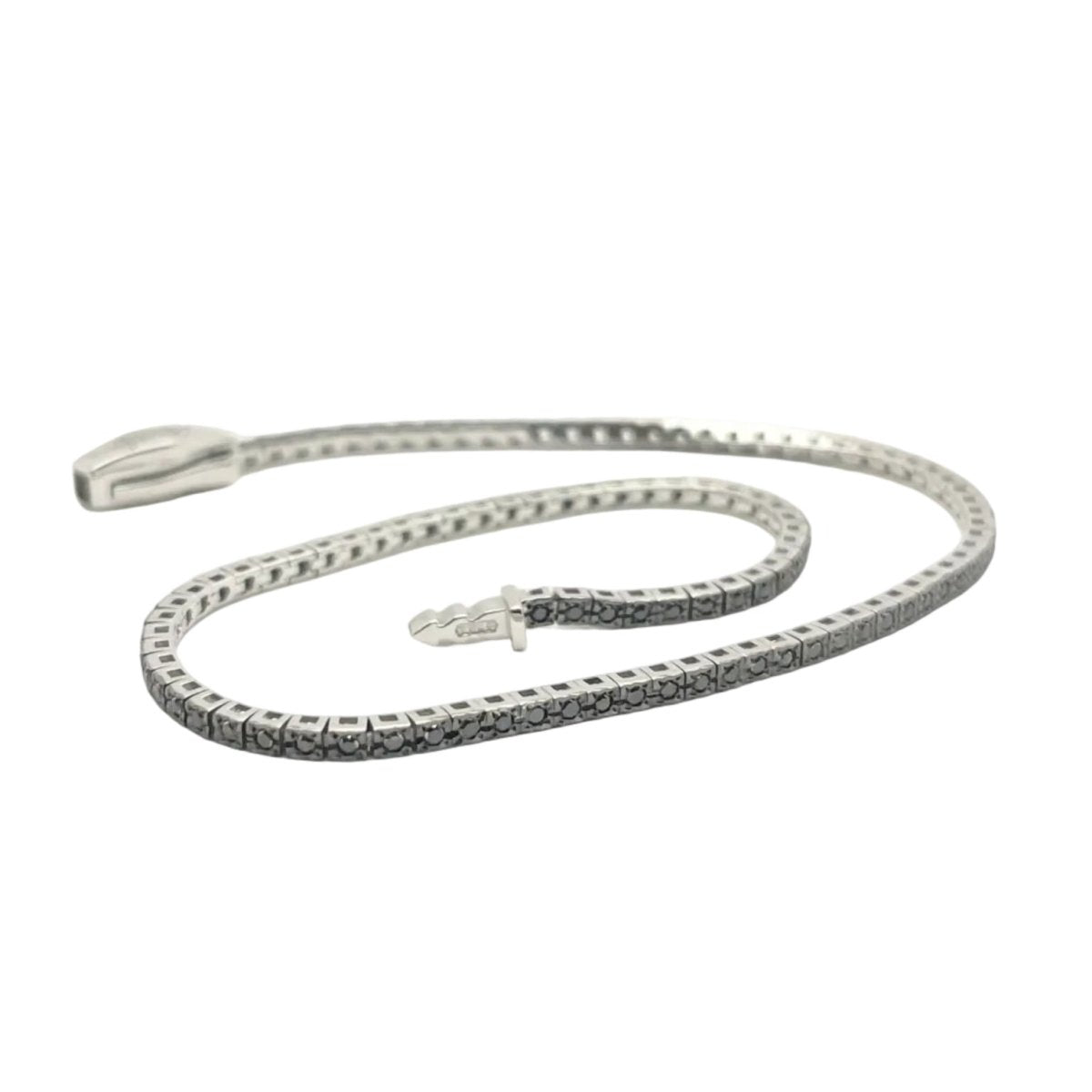 Bracelet Ligne RECARLO en or blanc et diamants - Castafiore