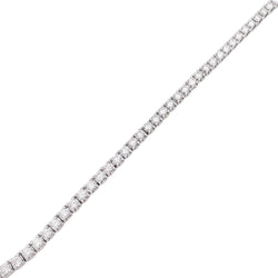 Bracelet ligne Tennis en or blanc et diamants - Castafiore