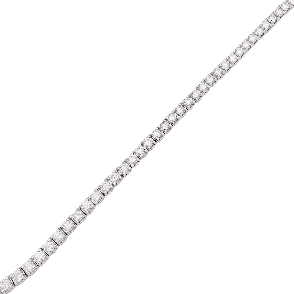 Bracelet ligne Tennis en or blanc et diamants - Castafiore
