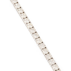 Bracelet Ligne tennis en or blanc et diamants - Castafiore