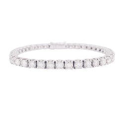 Bracelet ligne Tennis en or blanc et diamants - Castafiore