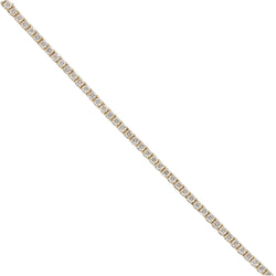 Bracelet Ligne tennis en or jaune et diamants - Castafiore