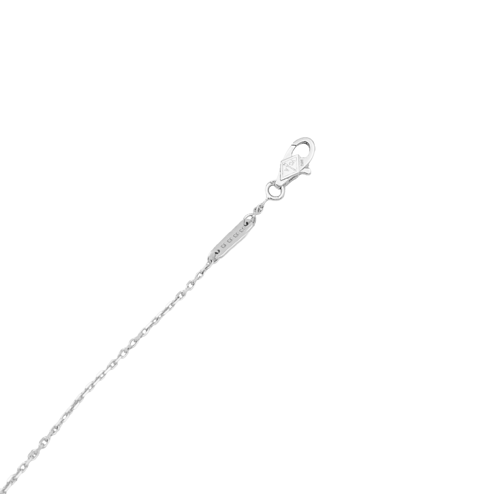 Bracelet Ligne VAN CLEEF & ARPELS "Sweet Alhambra" en or blanc et diamants - Castafiore