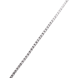 Bracelet line, white gold and diamonds.
