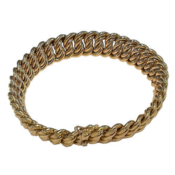 Bracelet Maille américaine en or jaune - Castafiore
