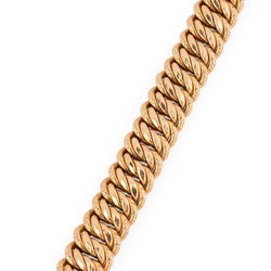 Bracelet Maille américaine en or jaune - Castafiore