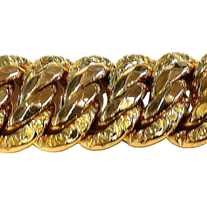 Bracelet Maille américaine en or jaune - Castafiore