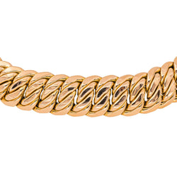 Bracelet Maille américaine en or rose - Castafiore