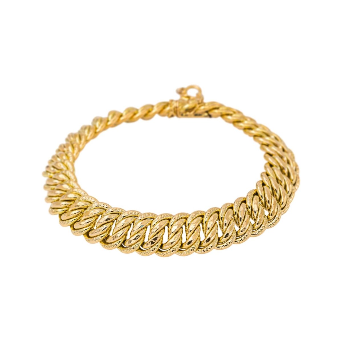 Bracelet Maille Américaine Or jaune - Castafiore