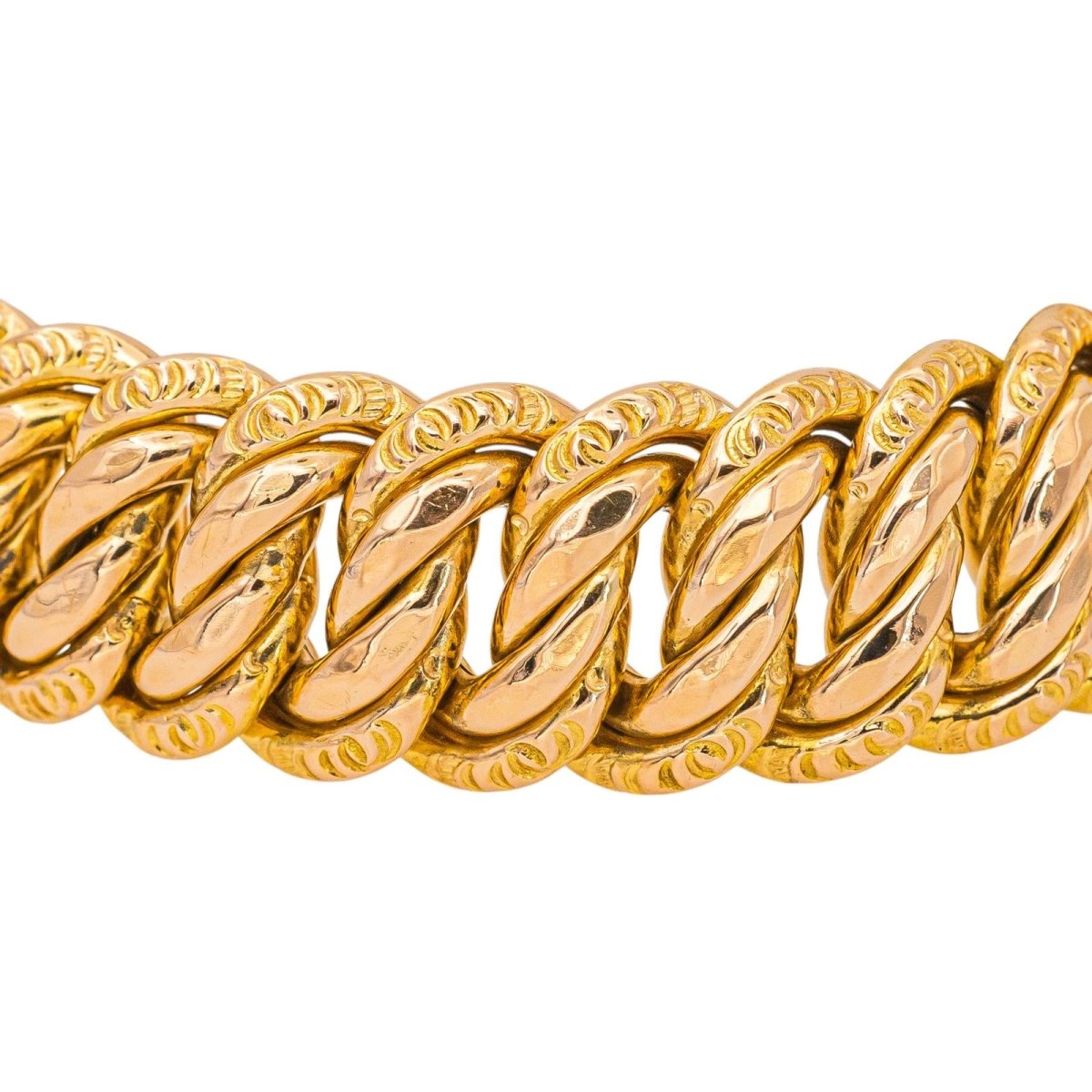 Bracelet Maille américaine Or jaune - Castafiore