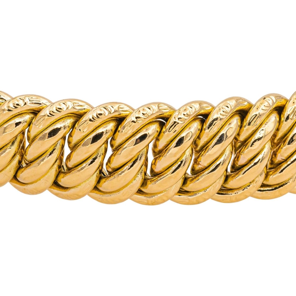 Bracelet Maille américaine Or jaune - Castafiore