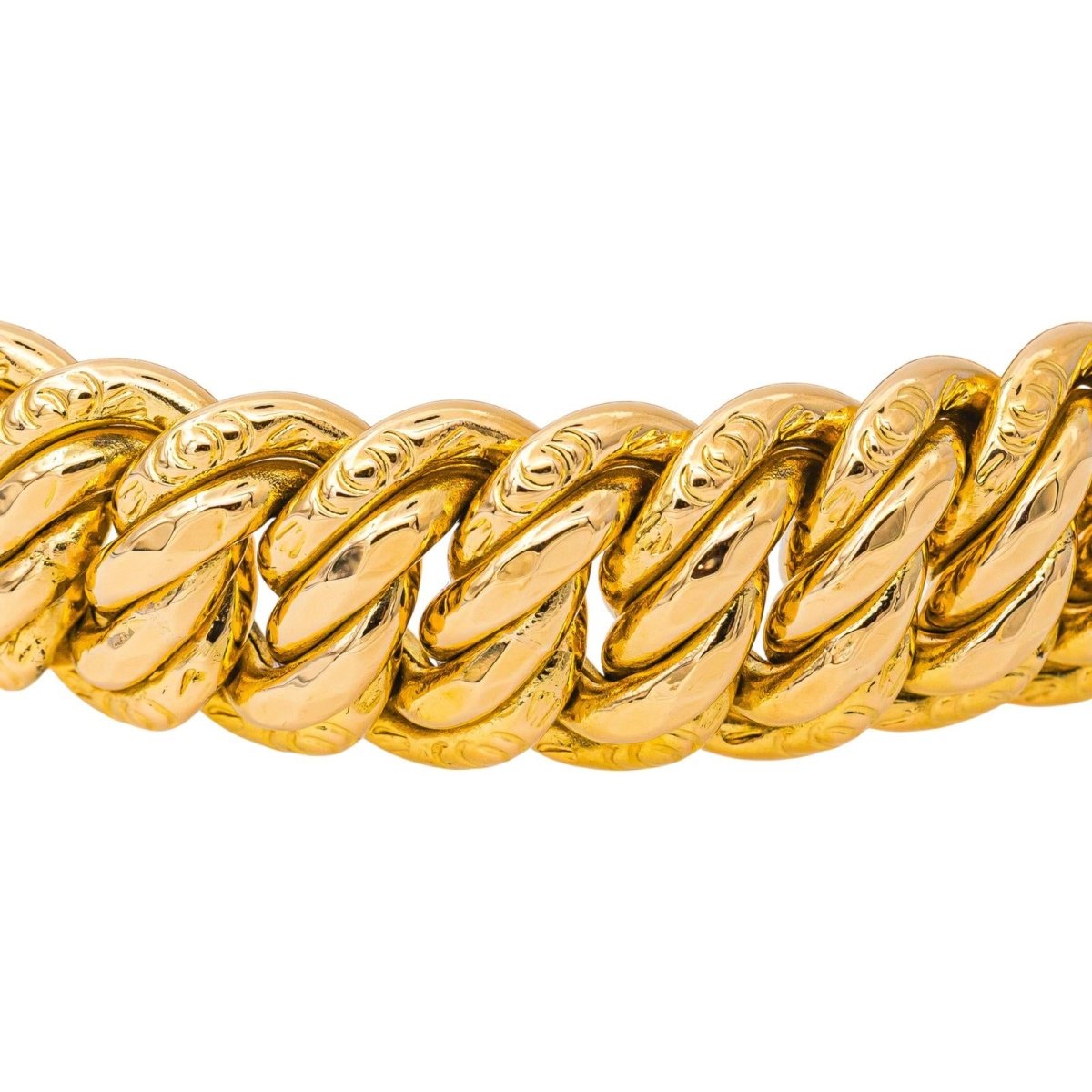 Bracelet maille Américaine Or jaune - Castafiore