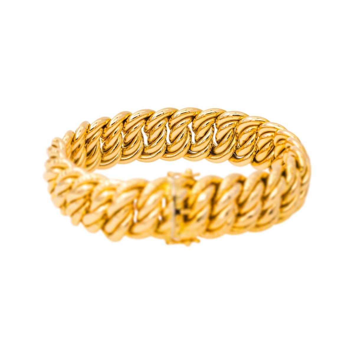 Bracelet maille Américaine Or jaune - Castafiore