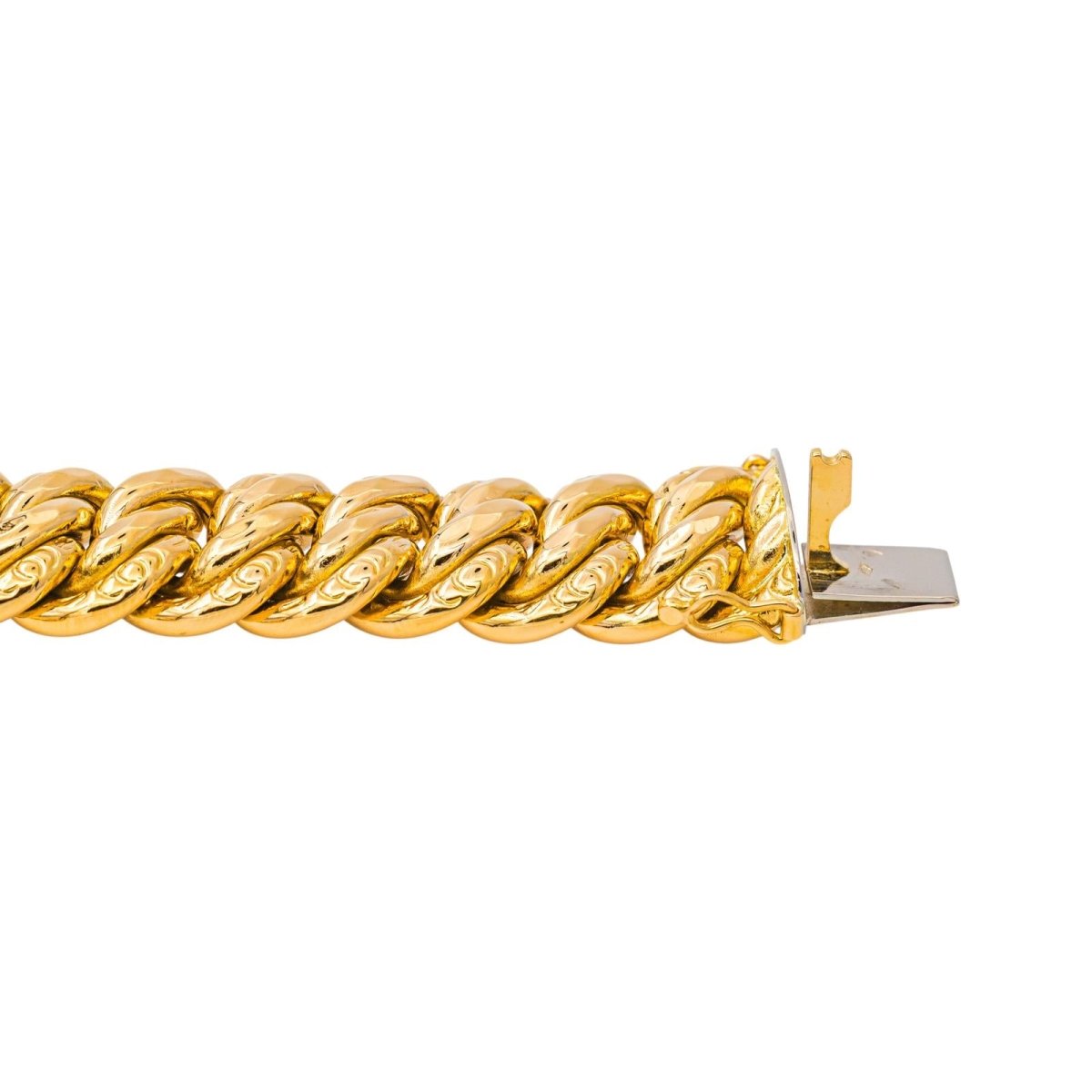 Bracelet maille Américaine Or jaune - Castafiore