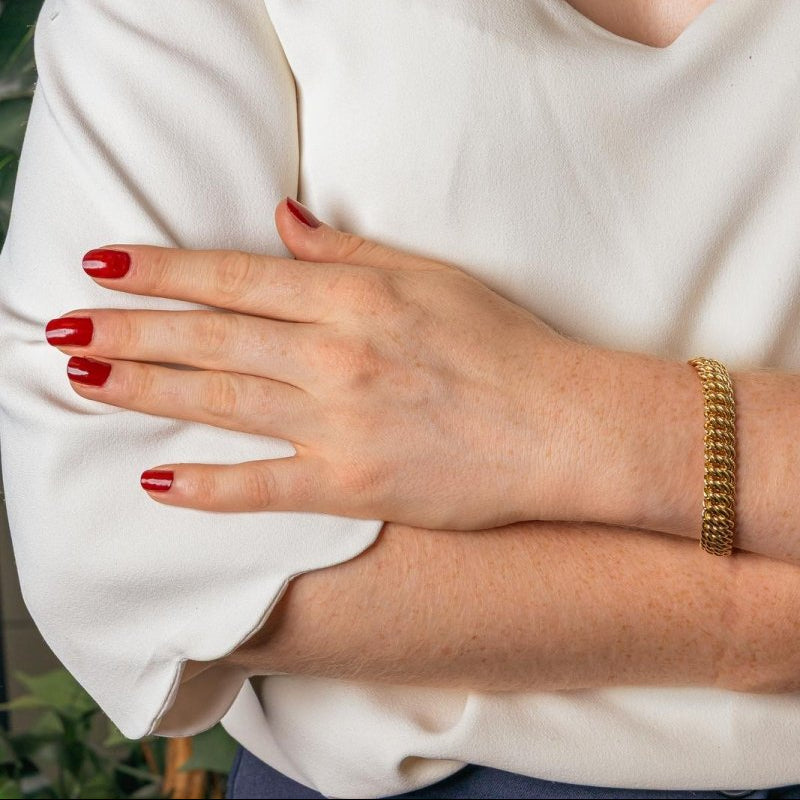 Bracelet Maille Américaine Or jaune - Castafiore