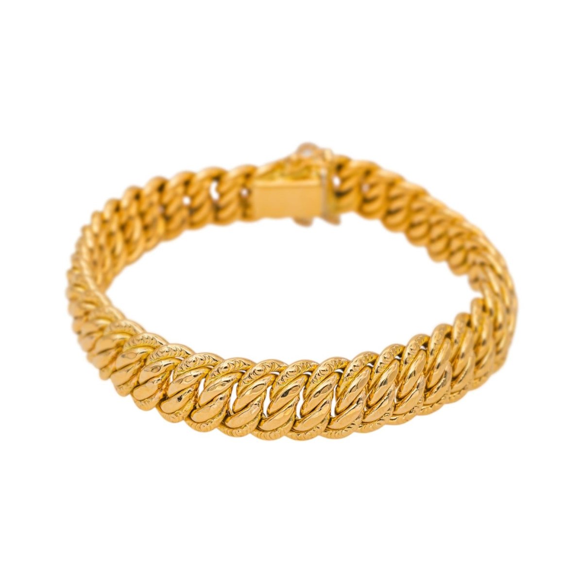 Bracelet Maille Américaine Or jaune - Castafiore