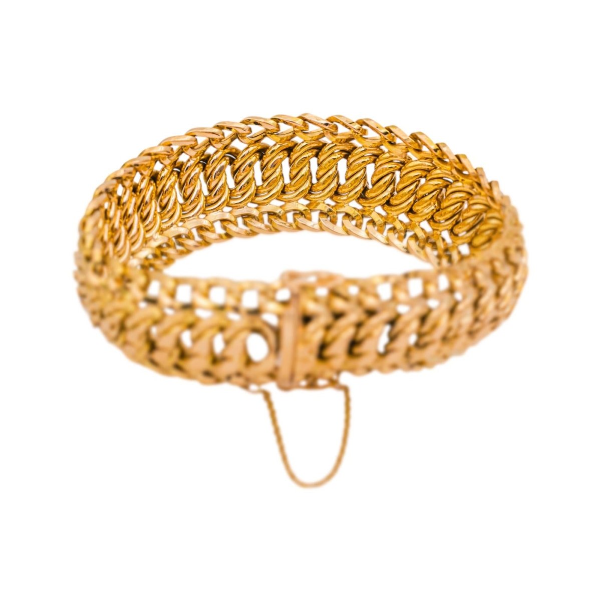 Bracelet Maille américaine Or rose - Castafiore