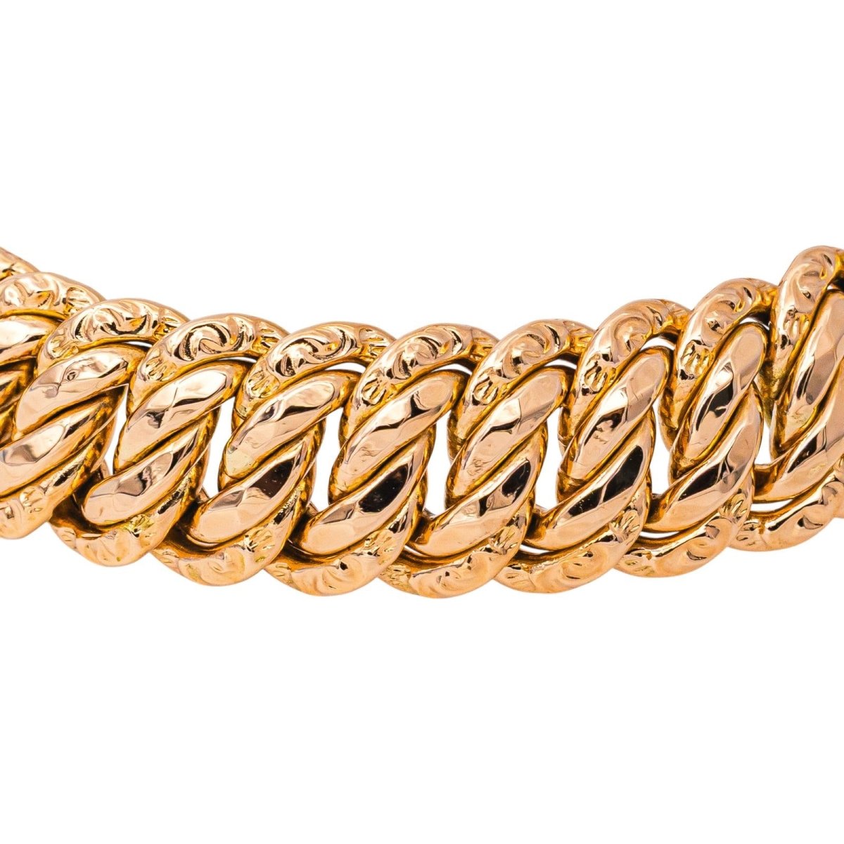 Bracelet Maille américaine Or rose - Castafiore