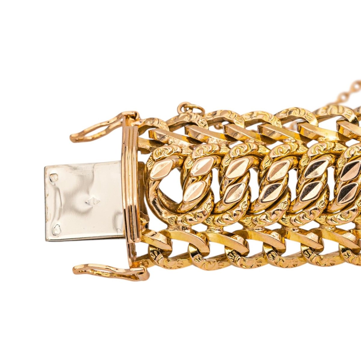 Bracelet Maille américaine Or rose - Castafiore
