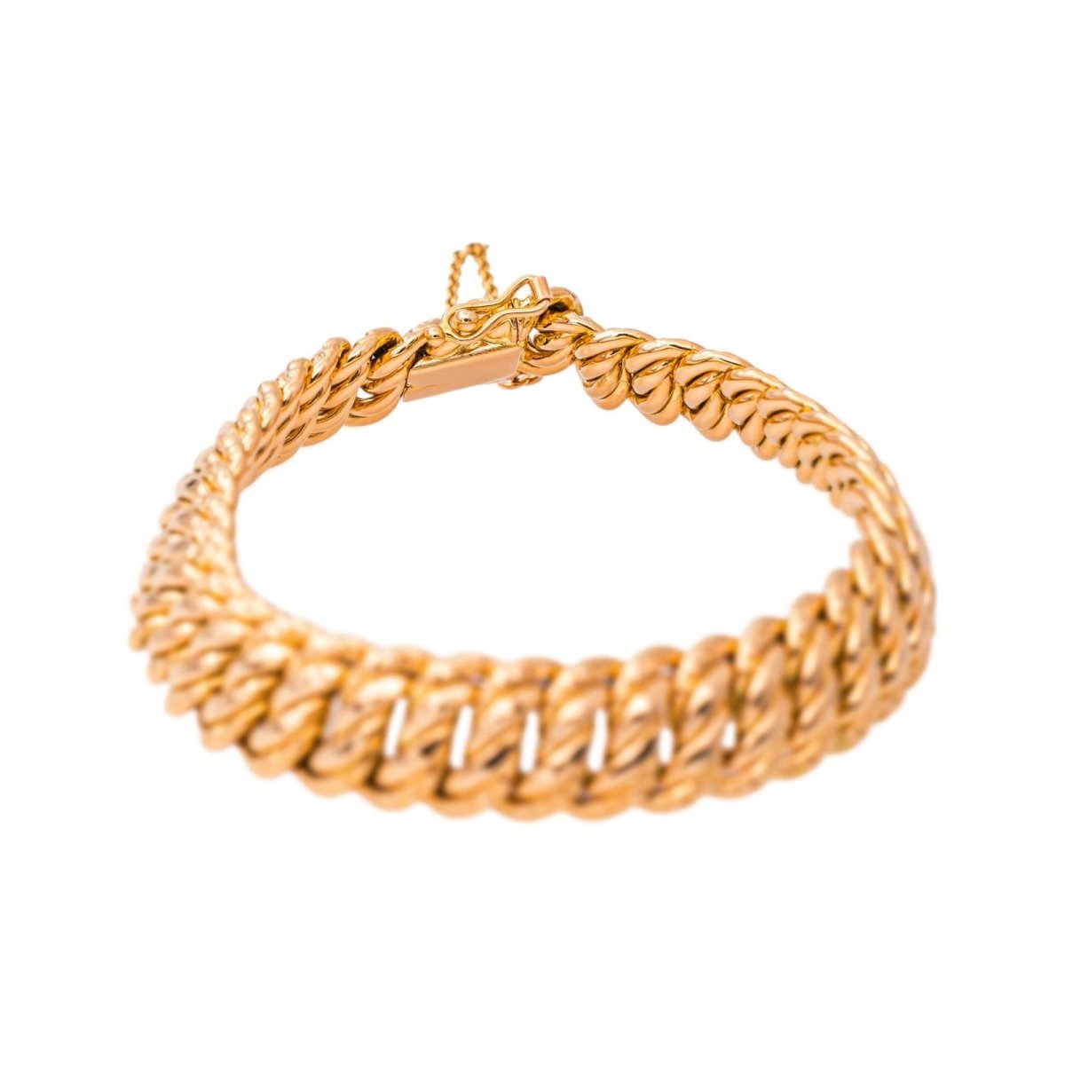 Bracelet Maille américaine Or rose - Castafiore