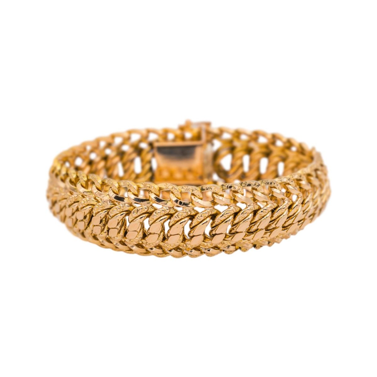 Bracelet Maille américaine Or rose - Castafiore
