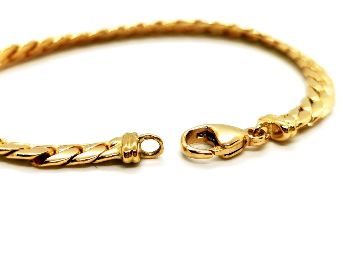 Bracelet Maille anglaise Or jaune - Castafiore